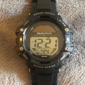 G-Shock like Solar Power Digital Sports Watch